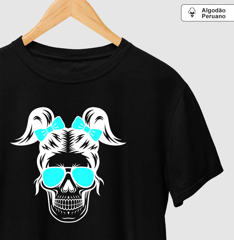 Caveira mulher branco