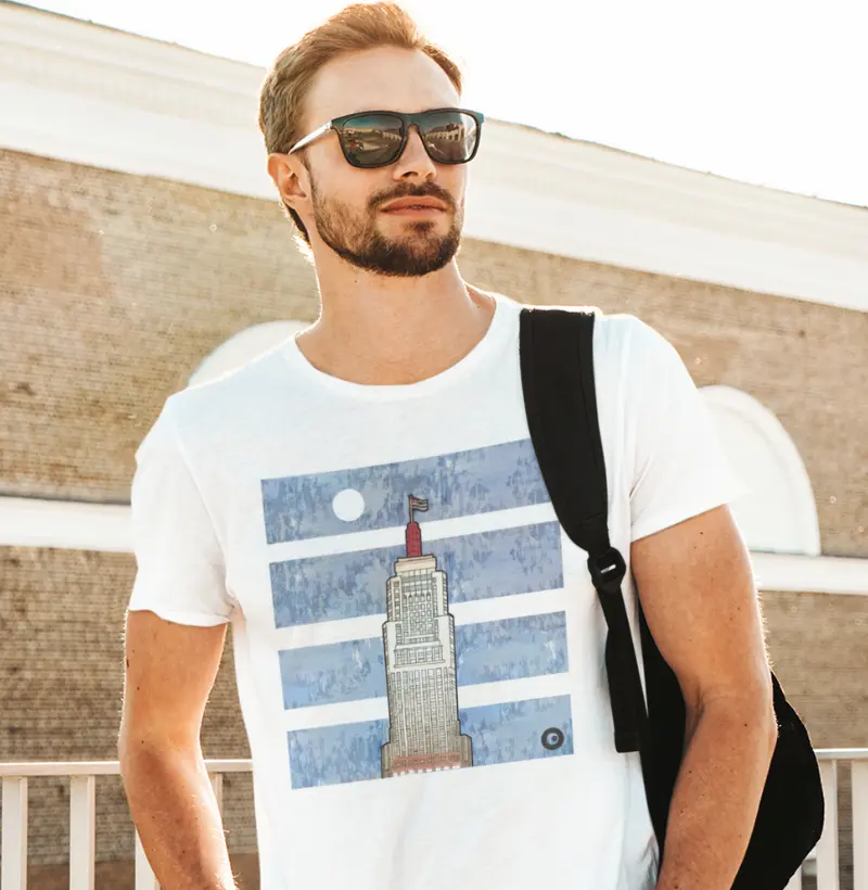 Camiseta Adulto Farol Santander by Dudu Memoriza