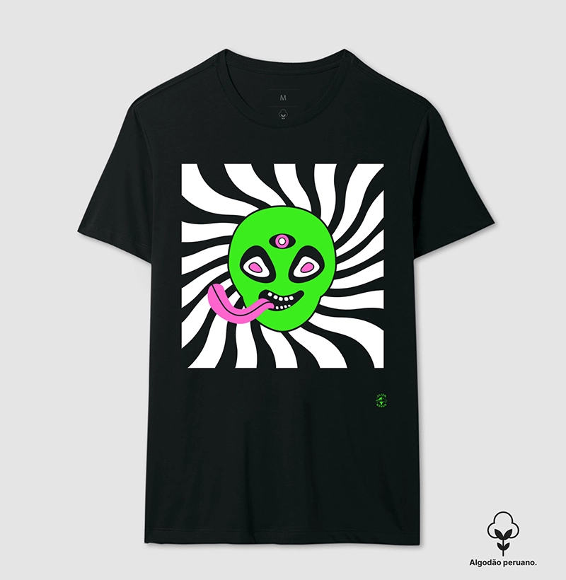 Camiseta Algodão Peruano ET Psico