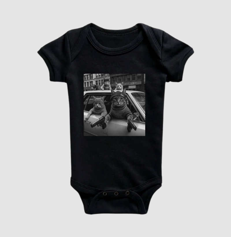 Gato Gangsta no Carro