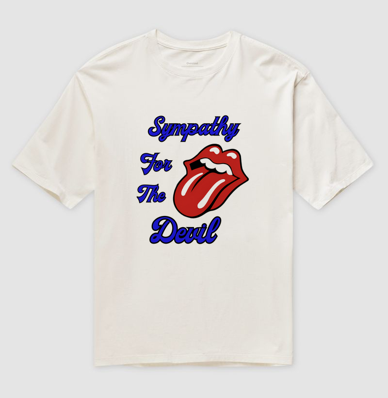 Camiseta Oversized Sympathy For The Devil – The Rolling Stones