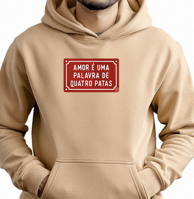 Placa Amor tem 4 Patas