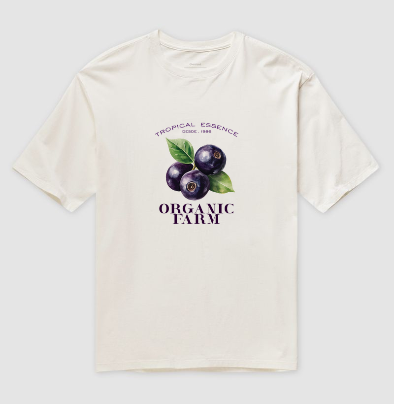 Camiseta Oversized Açai