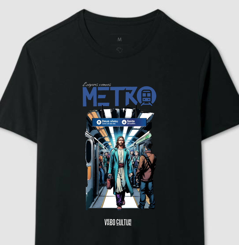CAMISETA "JESUS NO METRÔ"