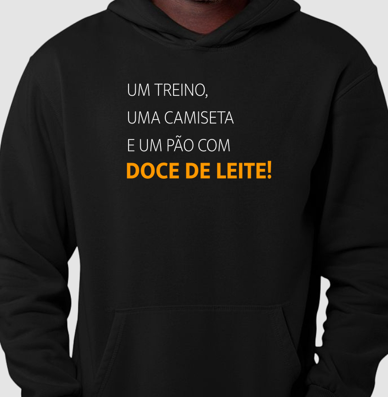 Um Treino, Uma camiseta e um Pão com doce de Leite