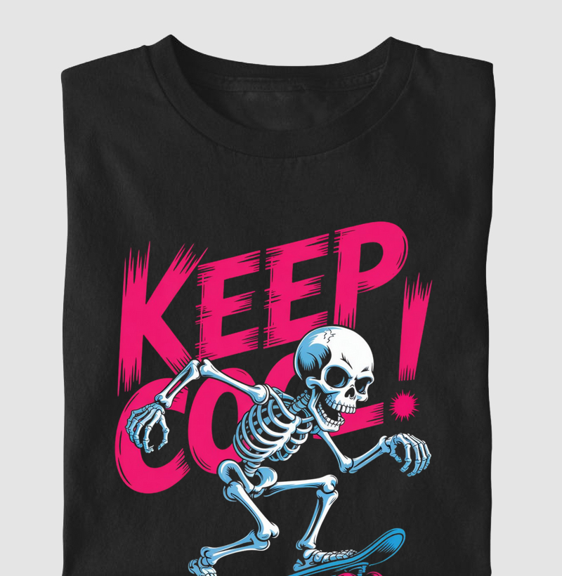 "Keep It Cool" - Caveira Skatista