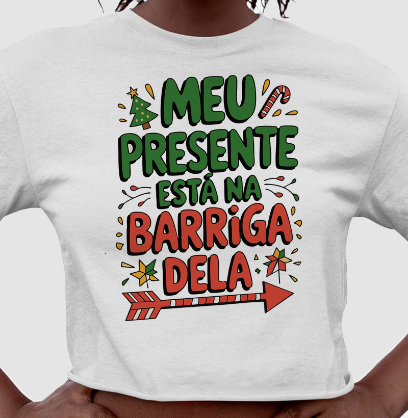 Meu presente está na barriga dela