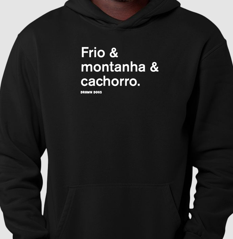 Frio & montanha & cachorro