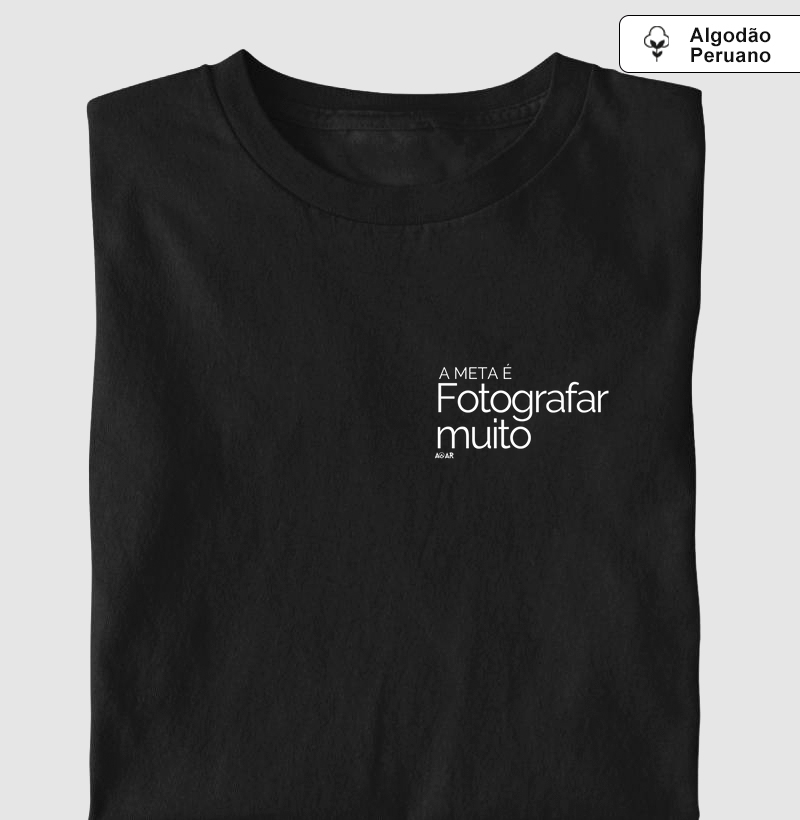 A meta é fotografar muito