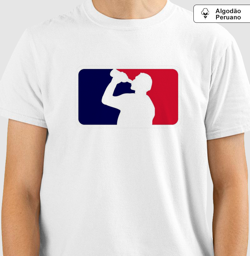 Camiseta Algodão Peruano - Hora de Tomar uma Cerveja