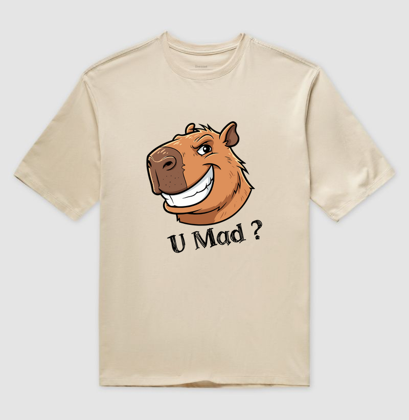 Meme U Mad - Capivara | Oversized | Unissex