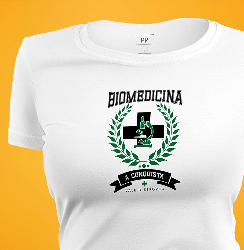 Camiseta Biomedicina Conquista - feminina