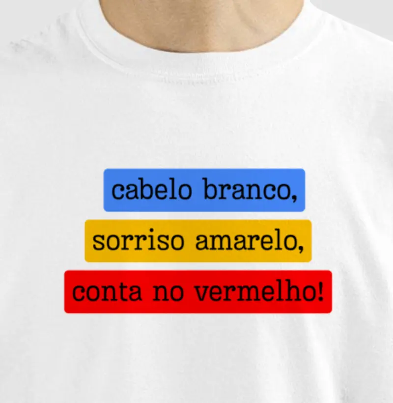 Cabelo branco, sorriso amarelo