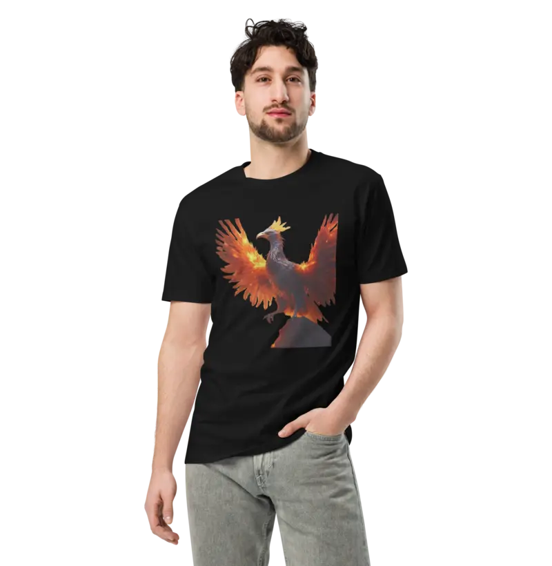Renasça para o Sucesso: Camiseta Arquétipo Fênix para Vencedores