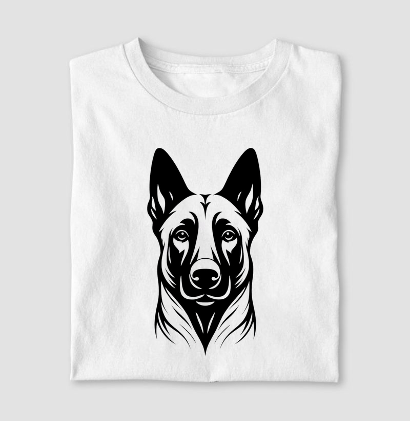Belgian Malinois minimalista