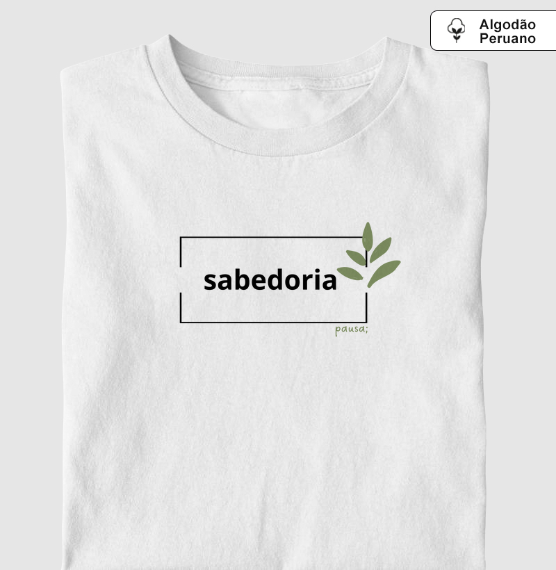 Sabedoria - algodão peruano