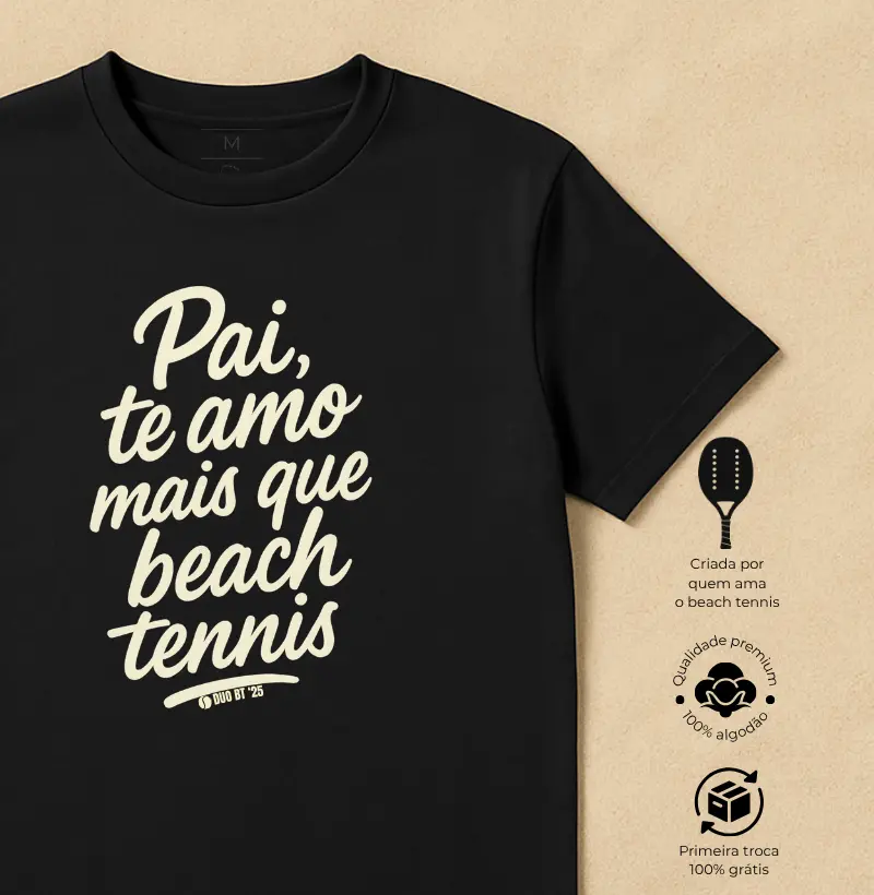 Pai Te Amo Mais Que Beach Tennis