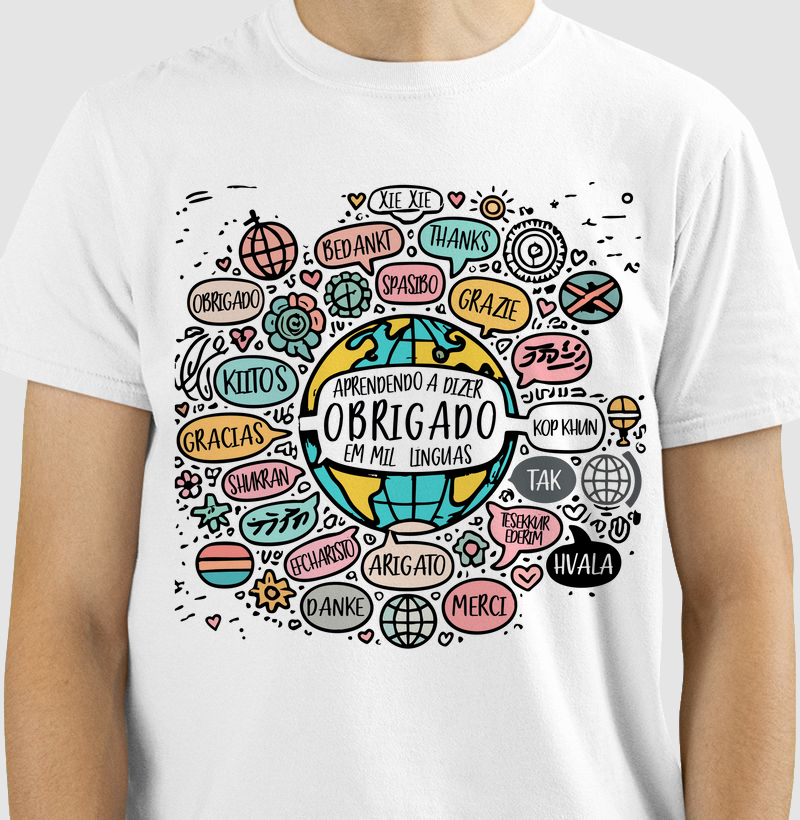 Obrigada em mil línguas