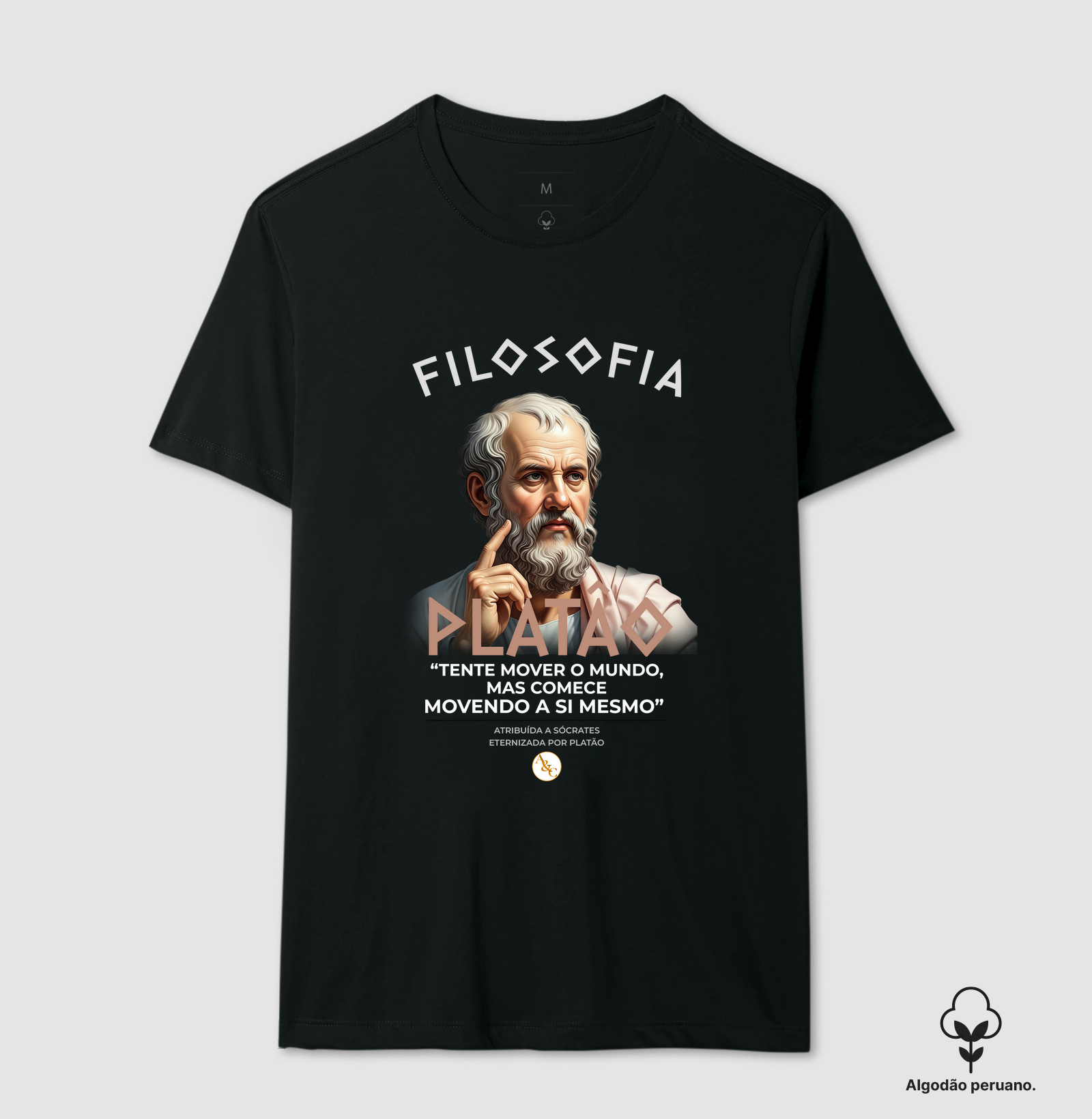 Camiseta Filosofia - Platão