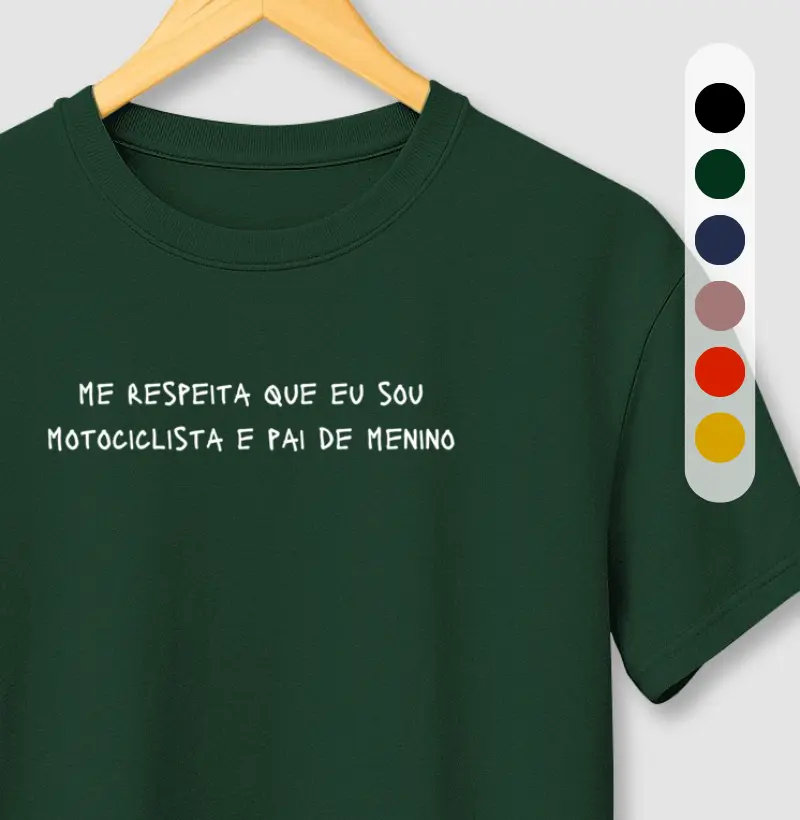 Me respeita que eu sou motociclista e pai de MENINO