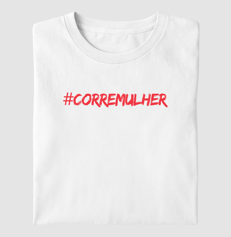 Camiseta #Corremulher