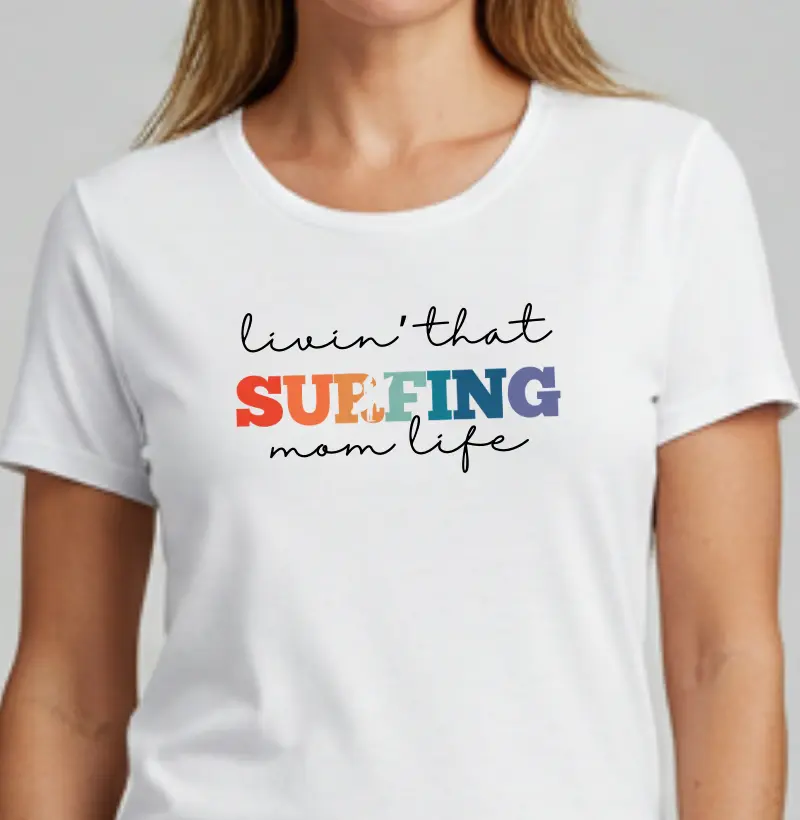 Livin' that surfing mom life