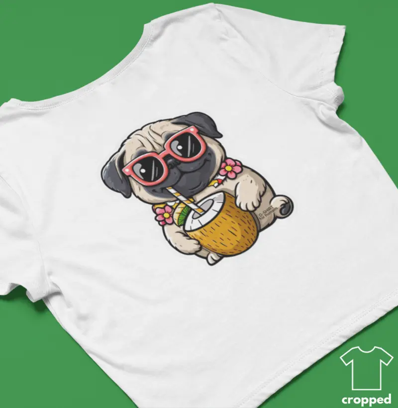 Cropped - Coco - Pug