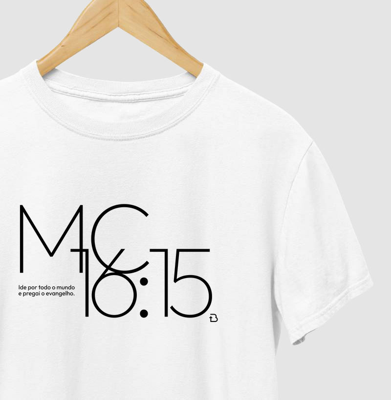 Camiseta Entre Versos Marcos 16:15