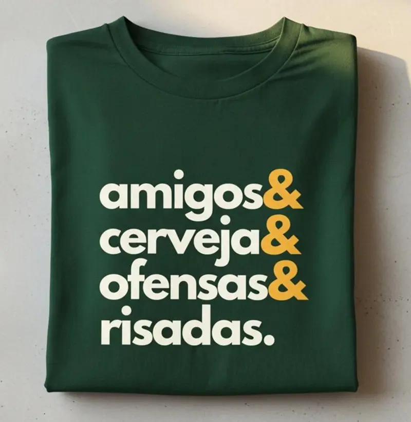 amigos, cerveja, ofensas e risadas