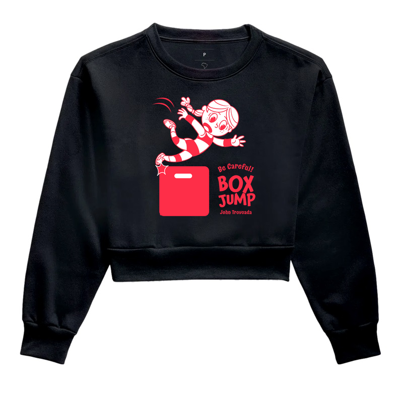 Cropped Moletom Box Jump