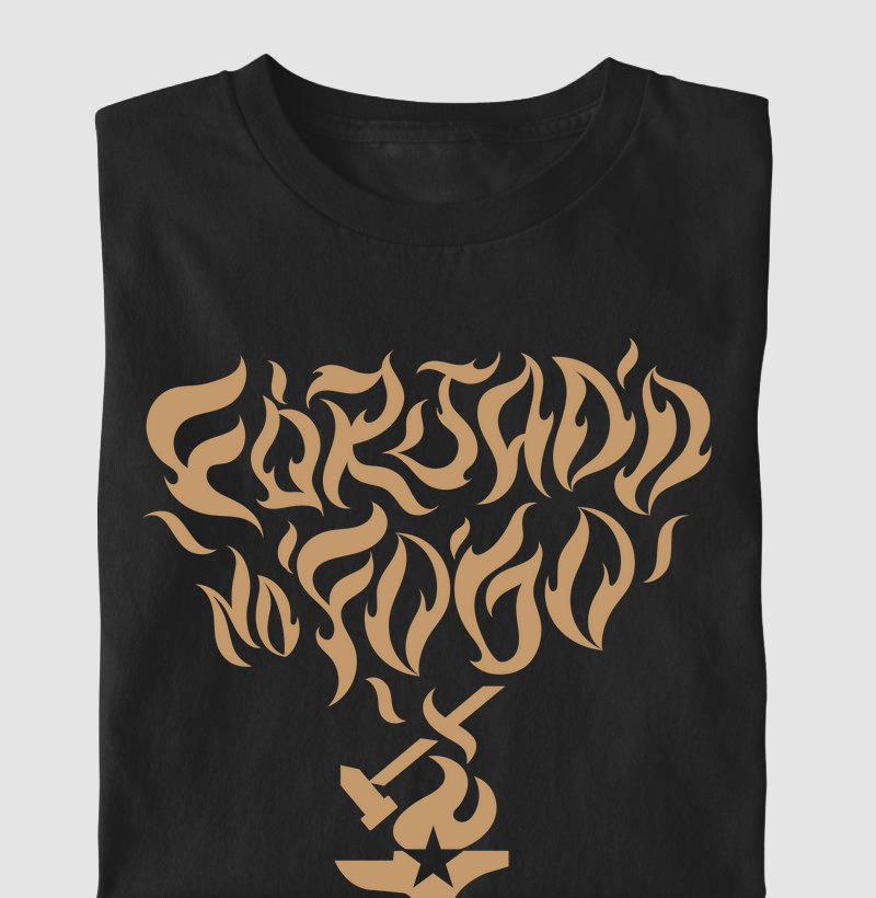 Camiseta Infantil Forjado no Fogo