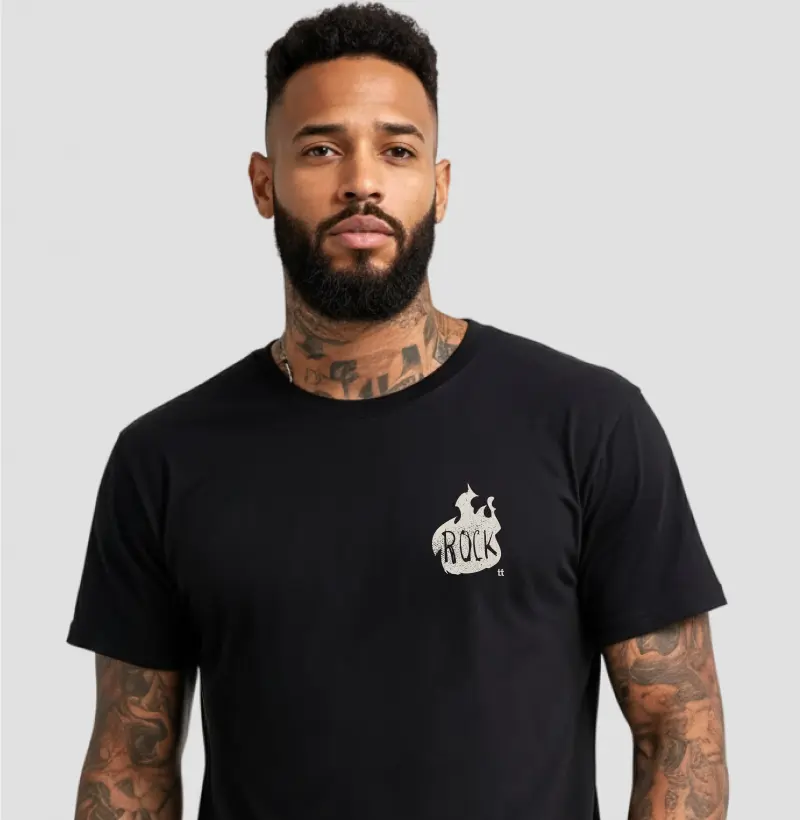 Camiseta Chama Rock | Ruído Mudo