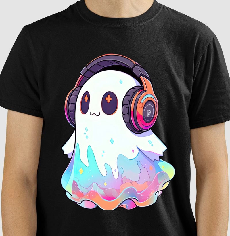 Colorful ghost headphone