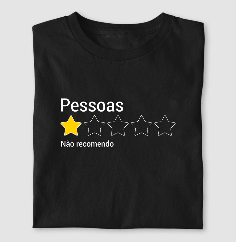 Pessoas: Não recomendo