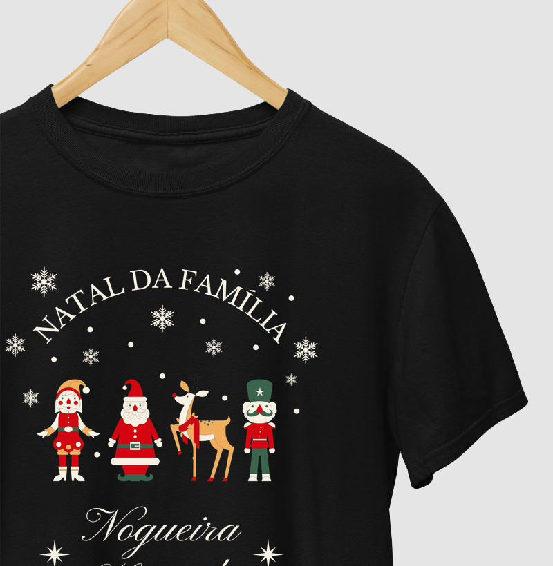 Camiseta Ugly Sweater Natal - Família Nogueira-Hurtado