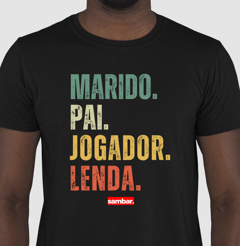 Marido pai jogador lenda