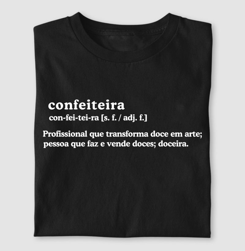 T-shirt confeiteira 
