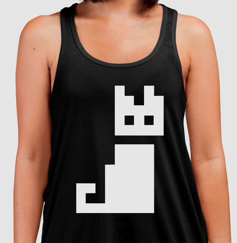 Pixel Cat – Think Tee