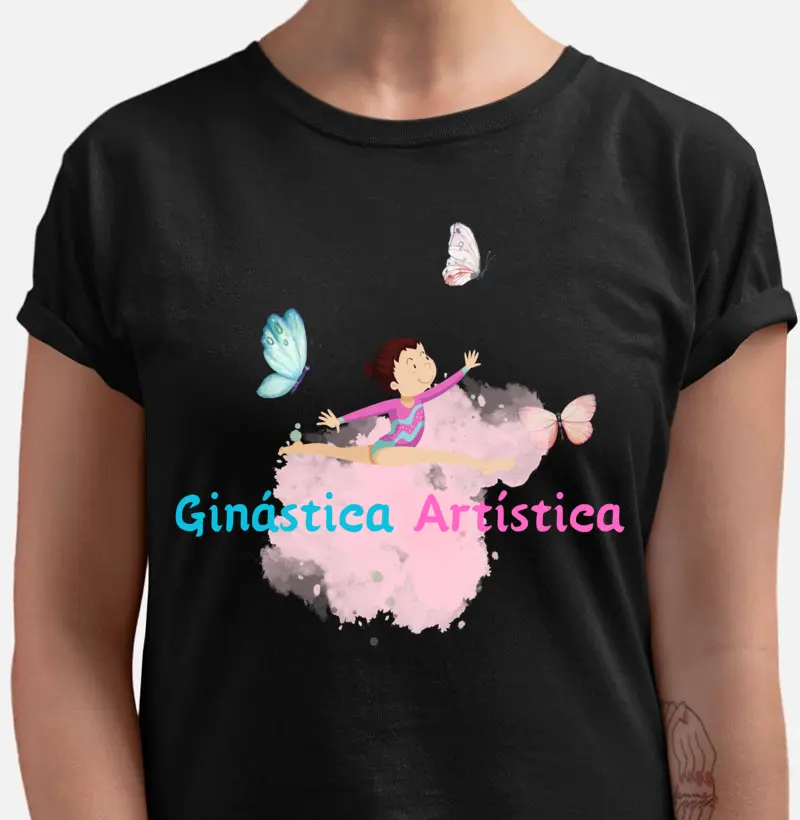 Camiseta Ginástica Artística - Butterfly