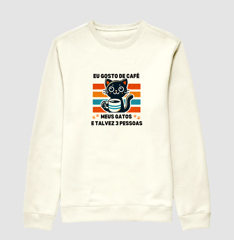 Gato e Café Estilo Retrô