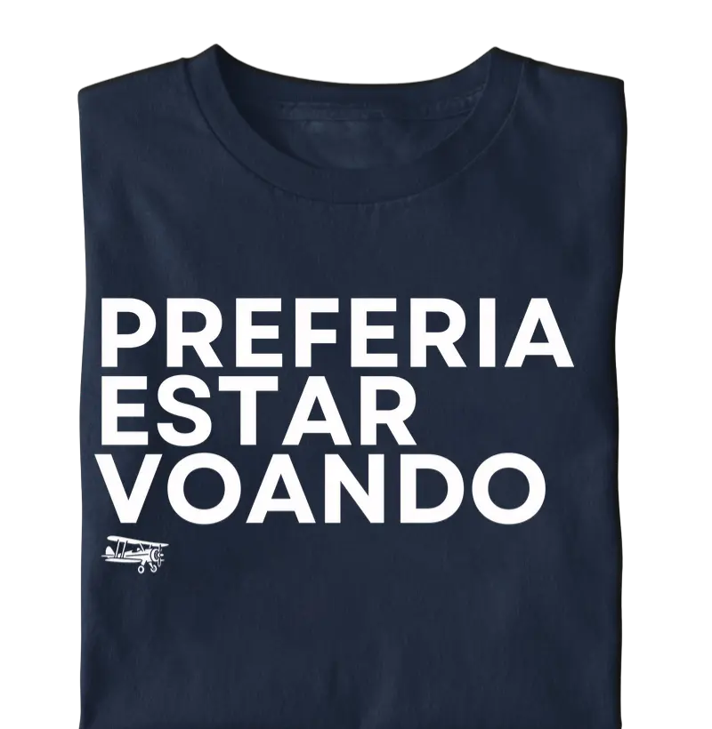 Preferia estar voando
