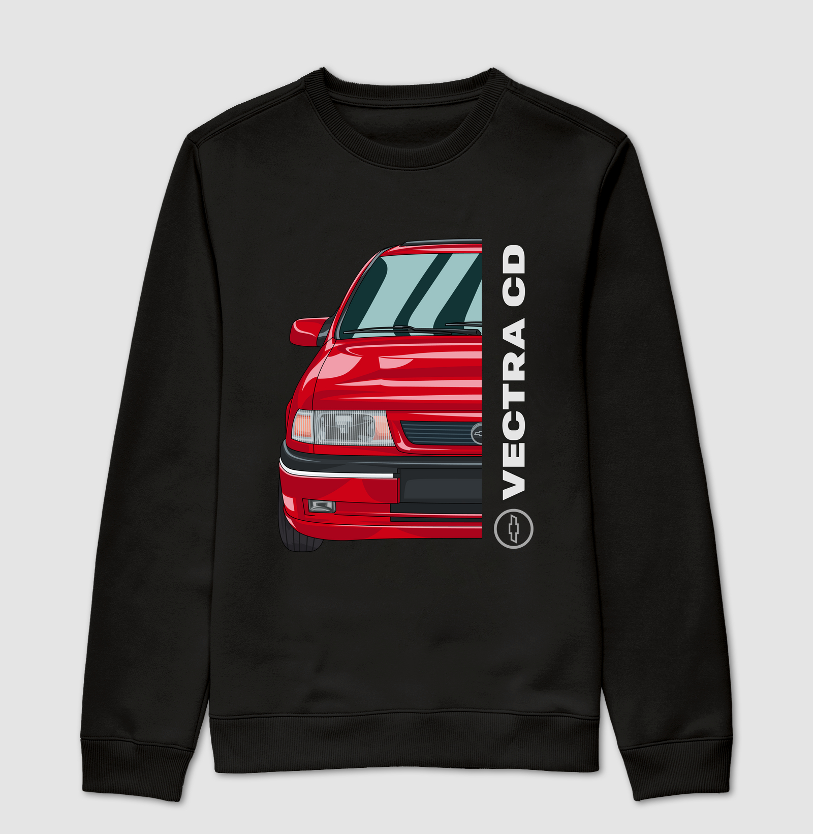 Vectra CD Vermelho Bach Perfil