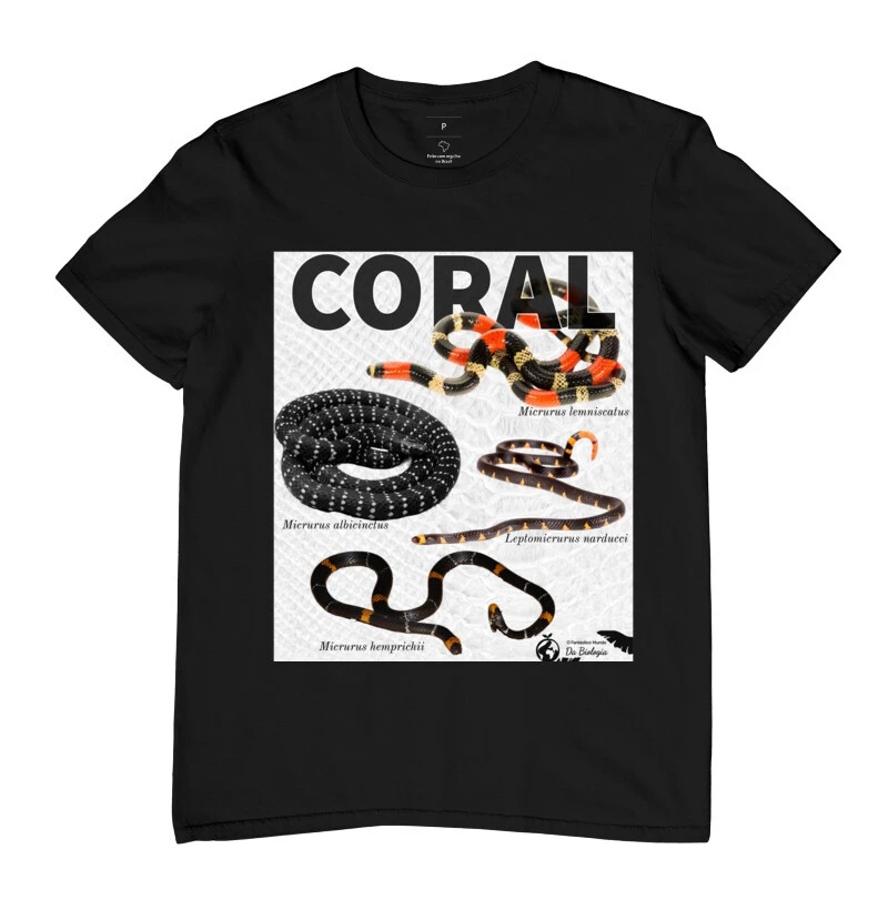 Camiseta CORAL-VERDADEIRA | Fantastico Mundo da Biologia
