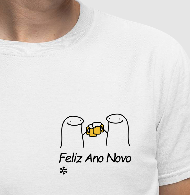Camiseta Feliz Ano Novo