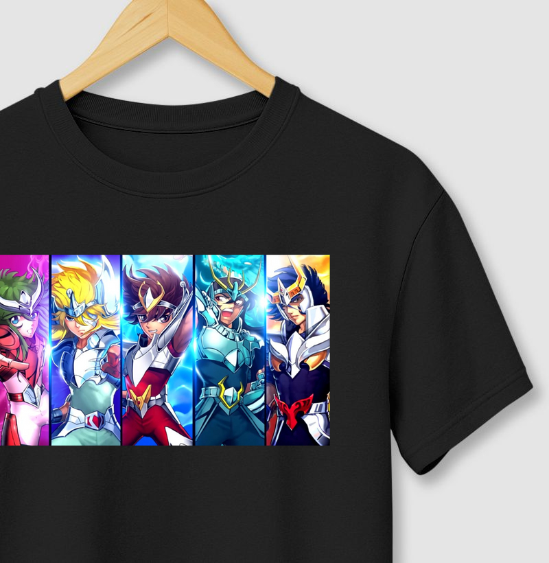 Camiseta Os Cavaleiros do Zodíaco