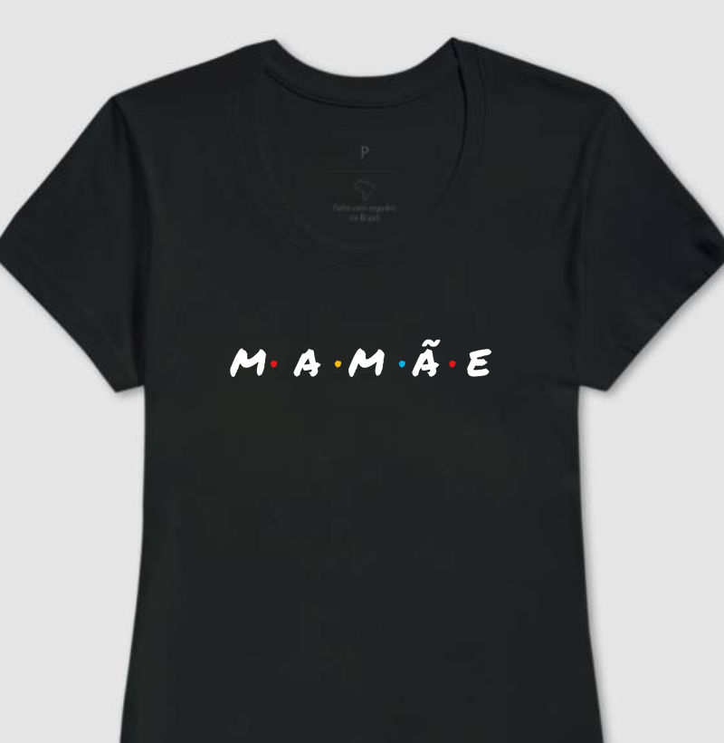 Camiseta M.A.M.Ã.E | preta