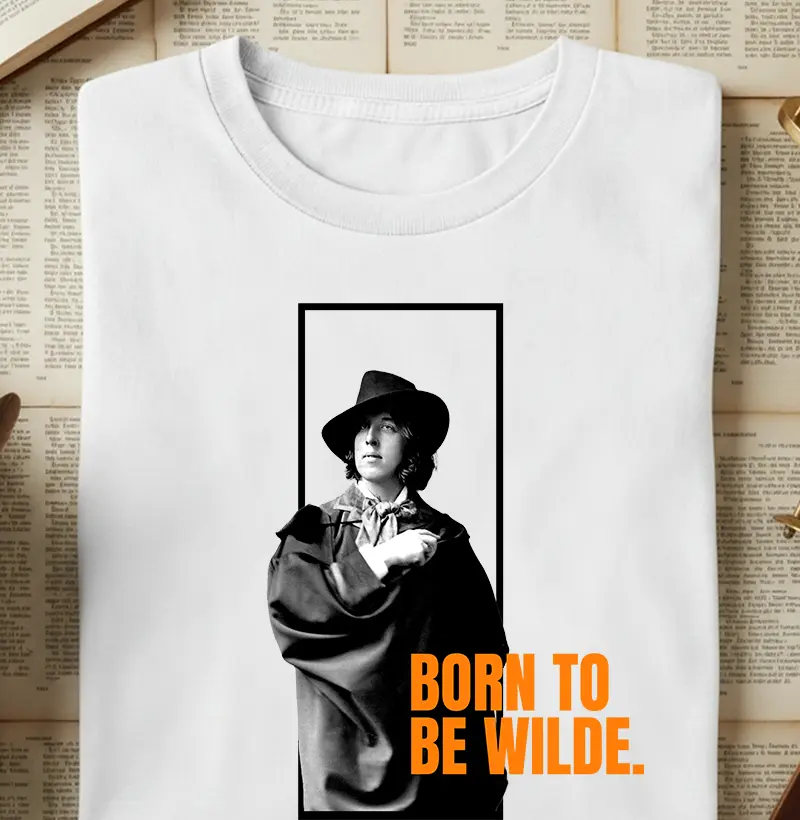 Camiseta - Oscar Wilde - Born to be Wilde