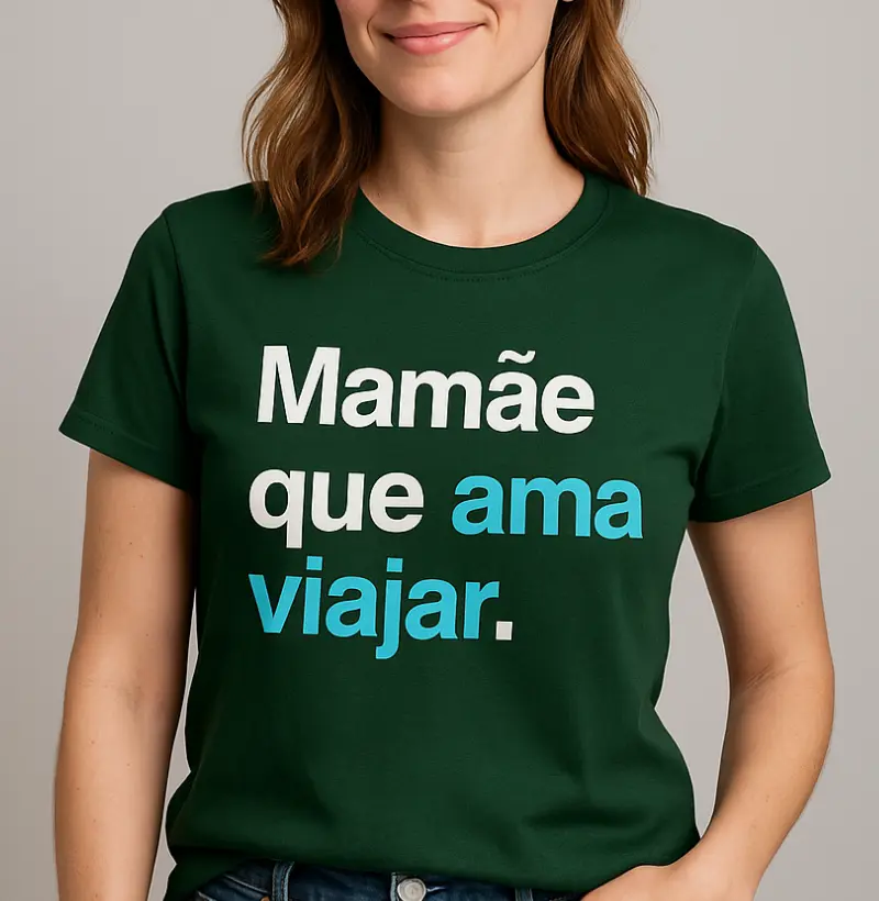 Mamãe que ama viajar