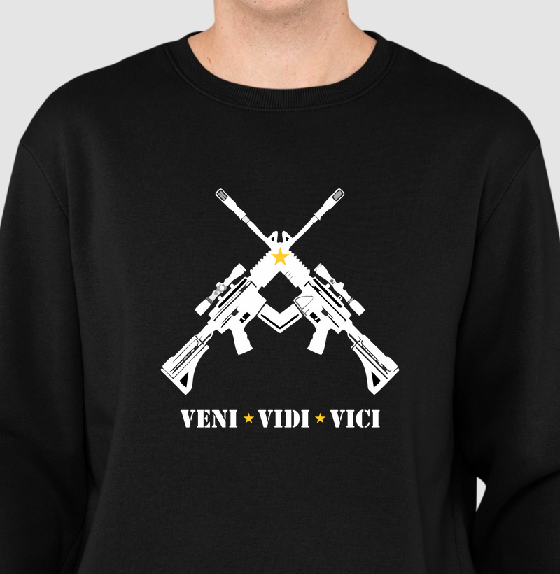 VENI VIDI VICI/ Suéter Moletom