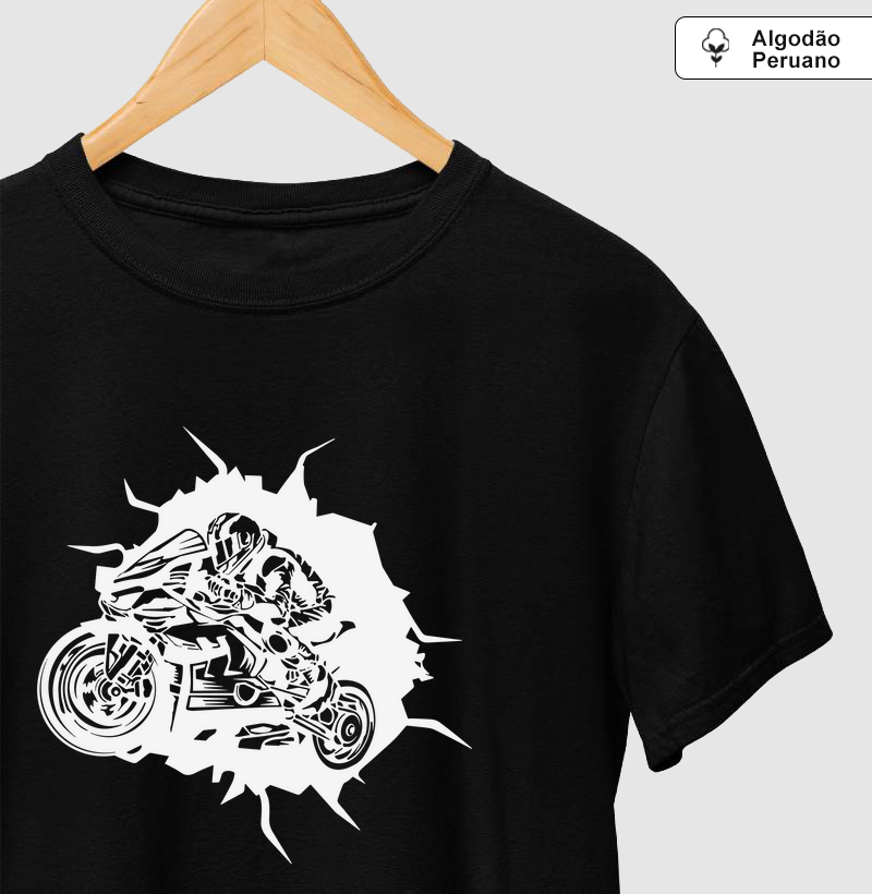 Silhueta de moto italiana